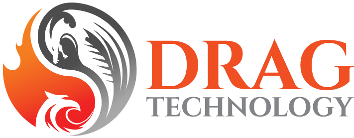 Logo von DRAG Technology, einem Unternehmen, das sich auf umfassende IT-Lösungen, Softwareentwicklung und Qualitätssicherung spezialisiert hat.